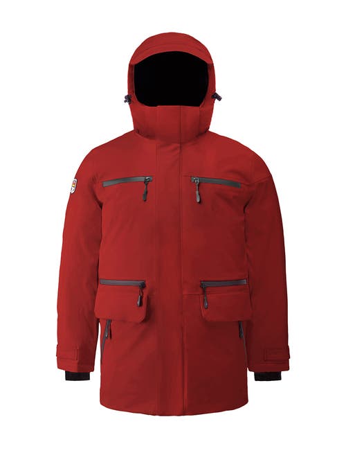 Triple F.a.t. Goose Down Parka In Red