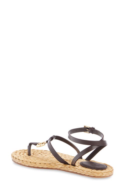 Shop Givenchy Liquid 4g Logo Raffia Sandal In Ebony/natural