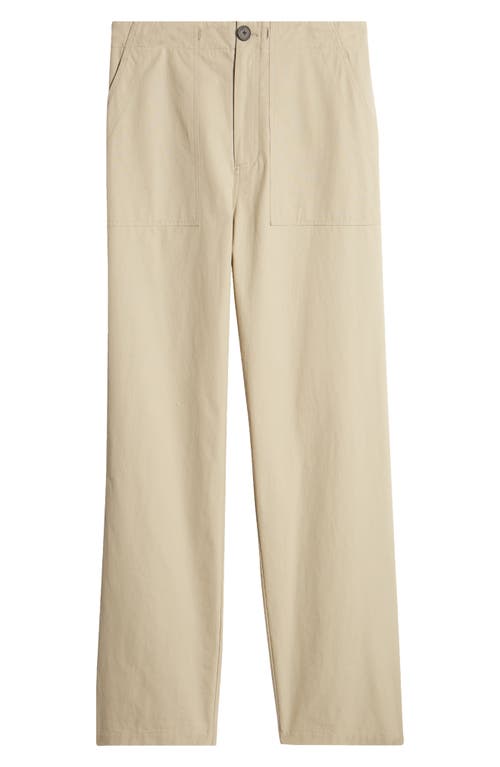 Shop Frame Patch Cotton Traveler Chino Pants In Dark Beige