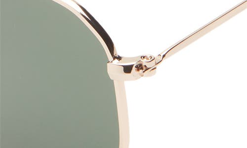 Shop Bp. Gradient Round Sunglasses In Goldreen