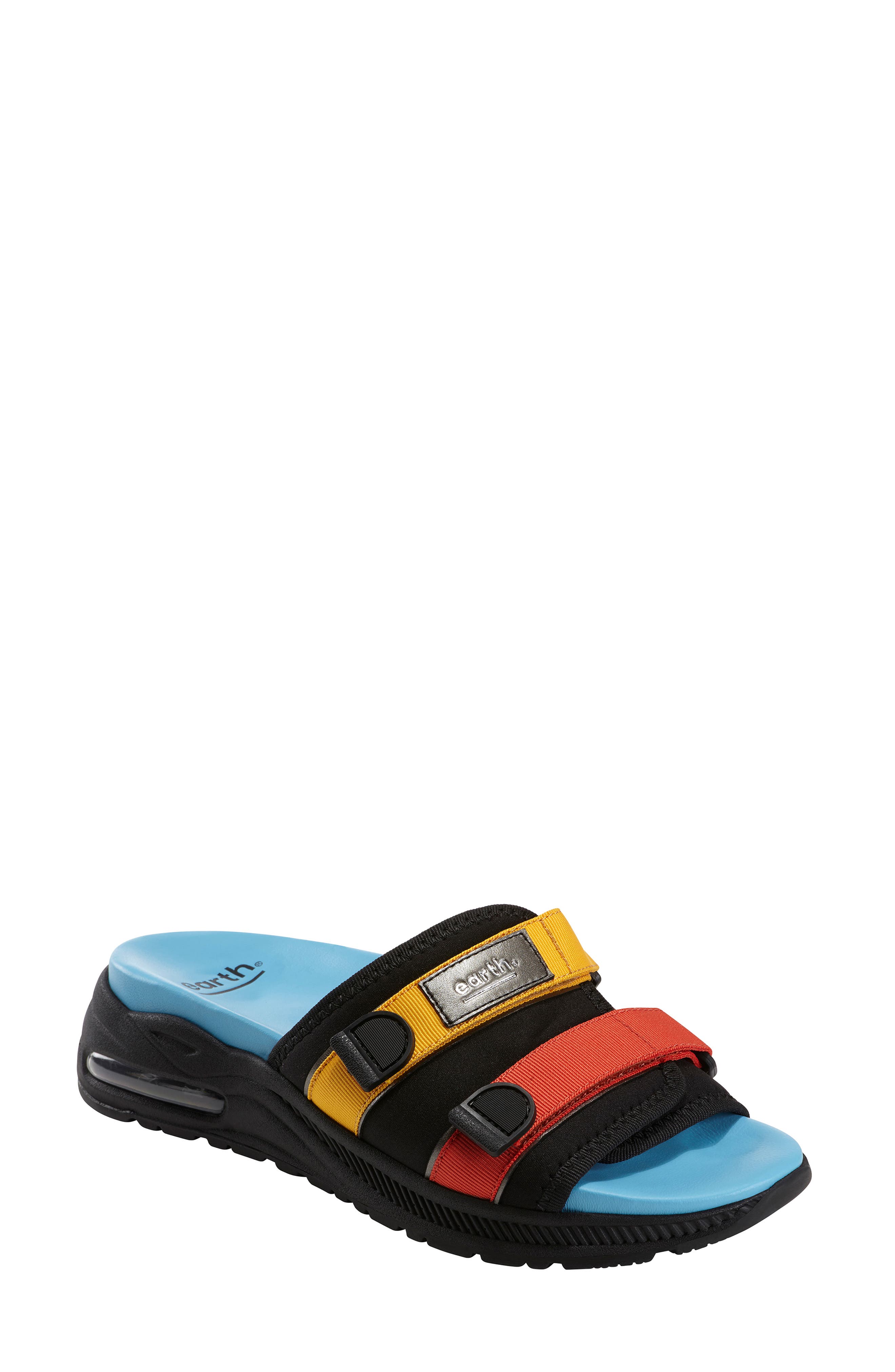 Earth Kamala Slide Sandal- Black