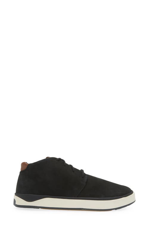 Shop Olukai Papakū 'ili Waterproof Chukka Boot In Black/black