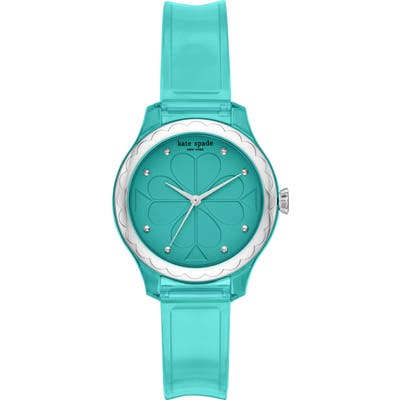 Kate Spade New York Rosebank Transparent Strap Watch, 32Mm
