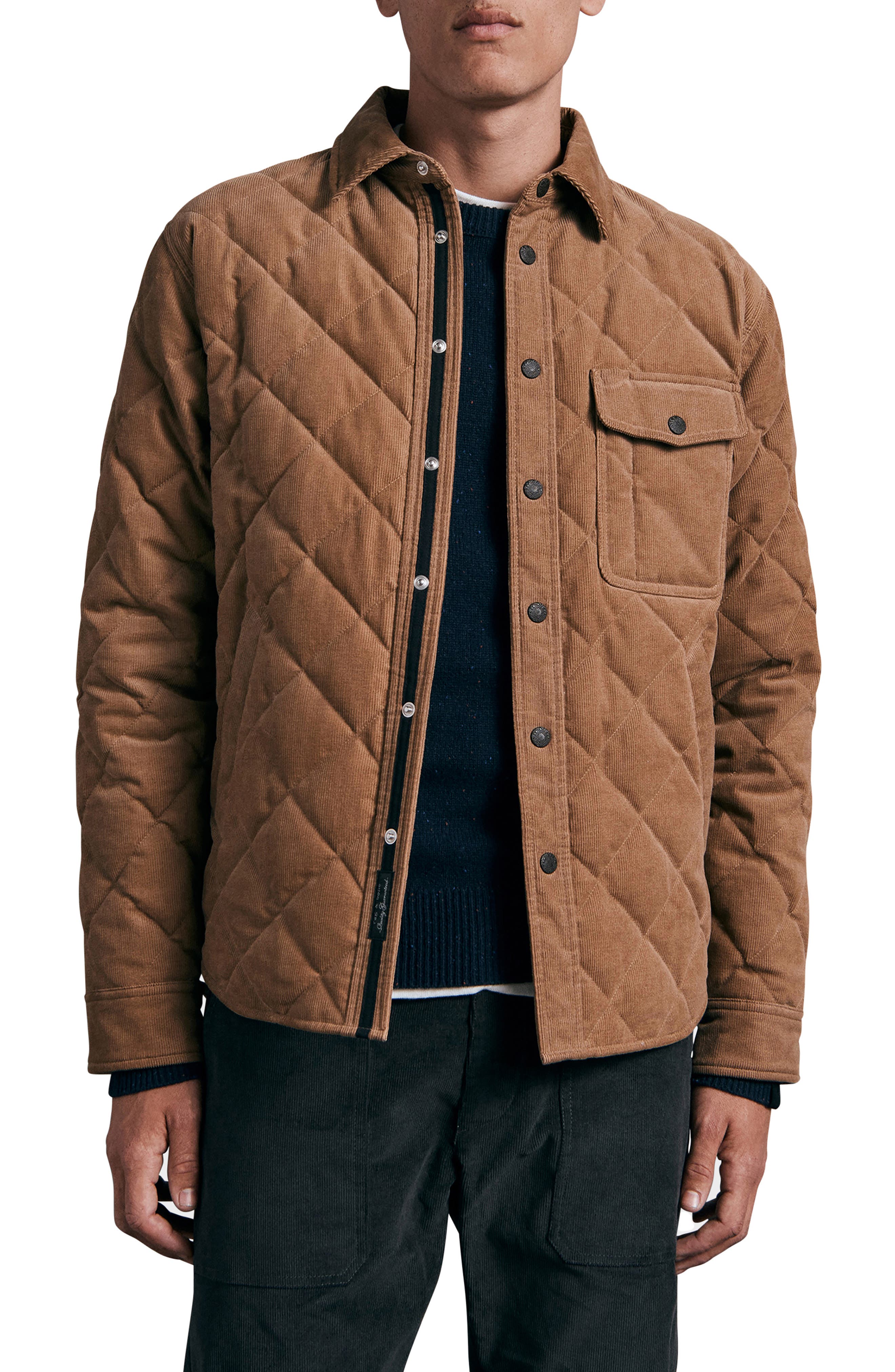 quilted brown jacket