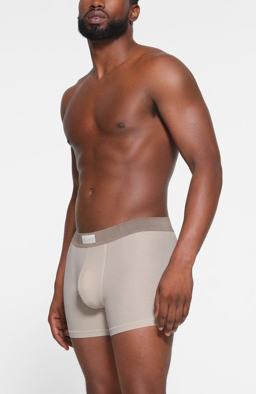 Skims Stretch Boxer Briefs In Stone Multi