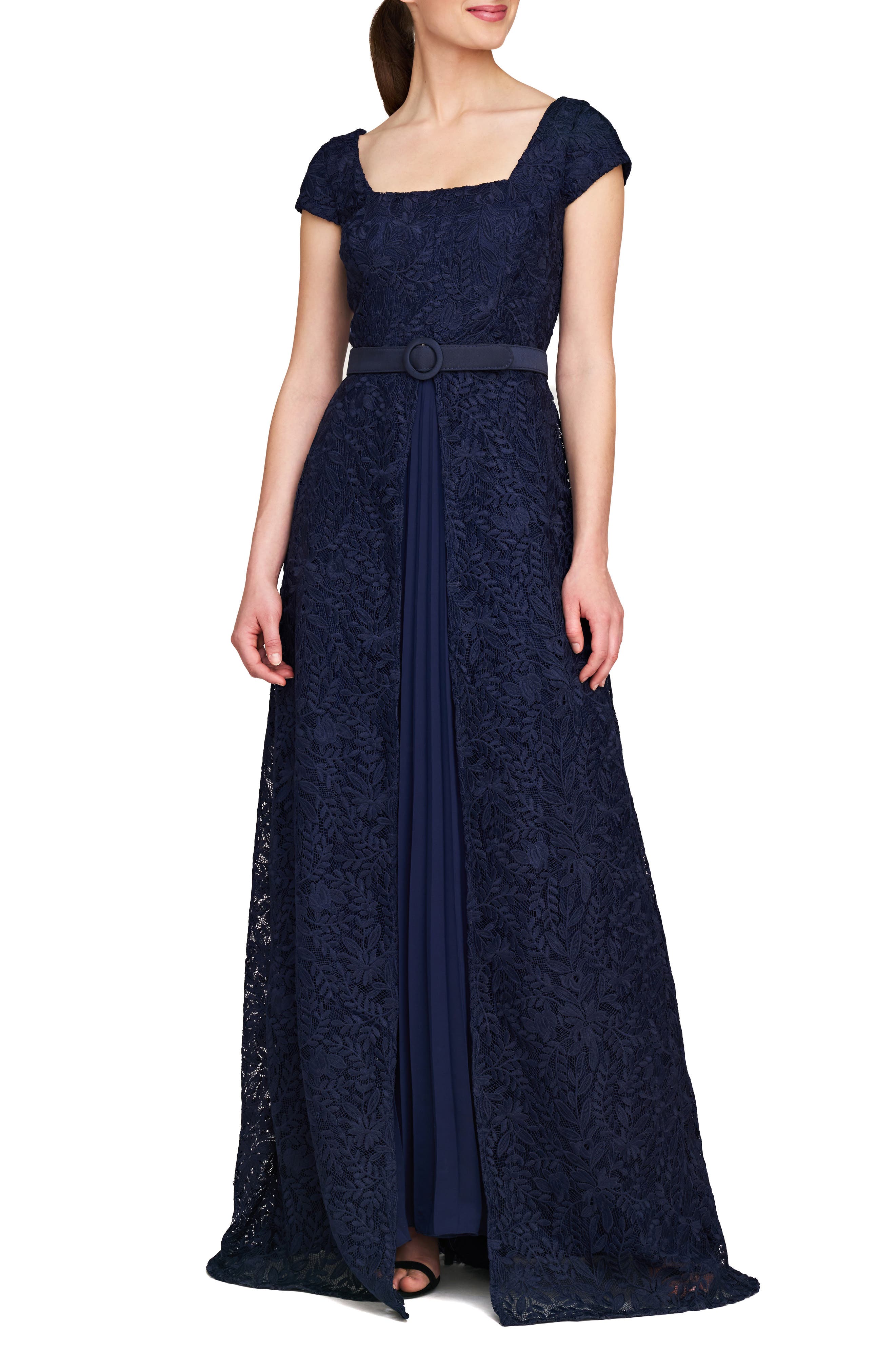 Robe Cocktail Kay Unger Taille 8 - Satin Stretch Violet, Longueur Genoux, Manches 3/4 | NEUVE Sans étiquettes