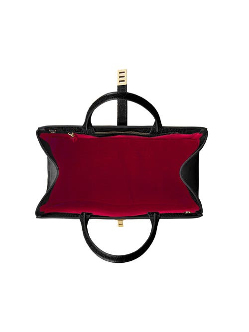 Teddy Blake Lola Croco 15" In Black/red