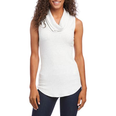 Karen Kane Cowl Neck Sleeveless Top, Grey