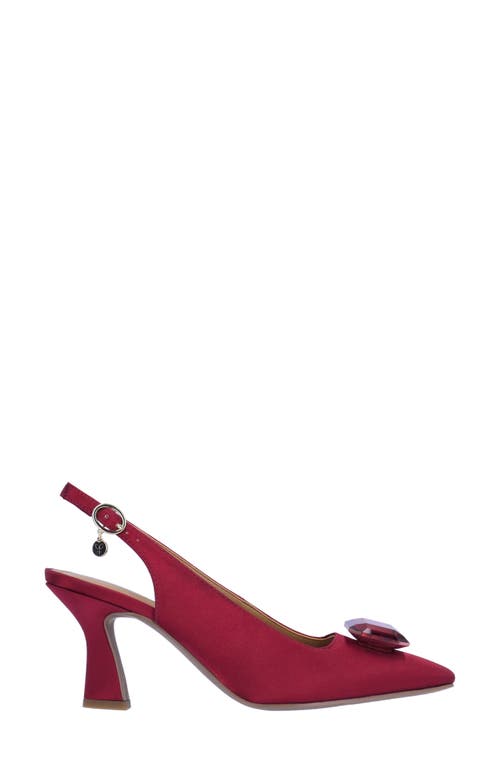 Shop J. Reneé Saskia Slingback Square Toe Pump In Red