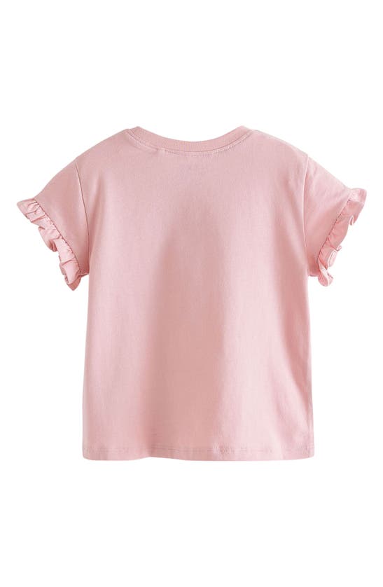 Shop Next Kids' 4-pack Assorted Cotton T-shirts In Pink