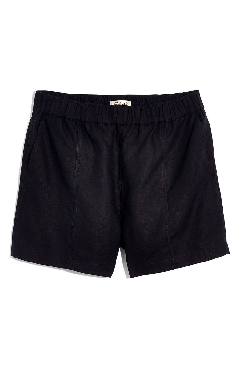 Madewell Women's Linen Blend Easy Pull-On Shorts, Alternate, color, 