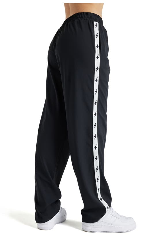 Shop Electric Yoga Bolt Track Pant In Black/white