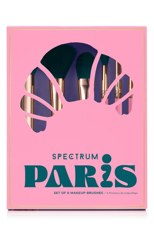 Spectrum Paris Travel Book 6-piece Makeup Brush Set In Paris