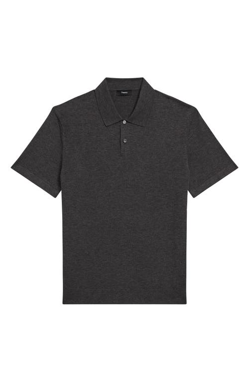 Theory Goris Performance Polo In Pestle Melange