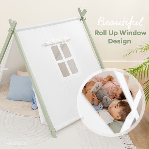 Comfy Cubs Kids Play Tent In Sage