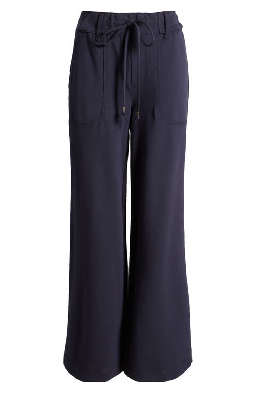 Shop Wit & Wisdom 'ab'leisure High Waist Wide Leg Pants In Navy