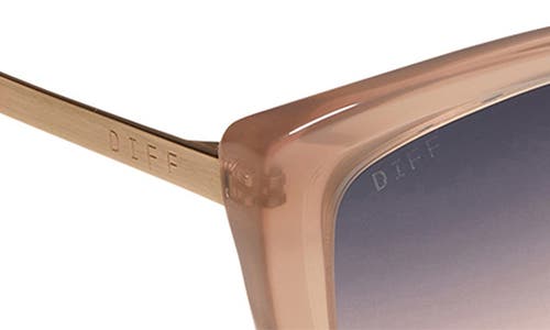 Shop Diff Becky Ii 56mm Cat Eye Sunglasses In Taupe/twilight Gradient