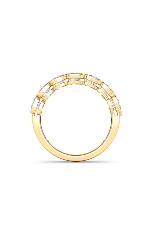 Hautecarat Bezel Heart Lab Created Diamond Ring In Yellow Gold
