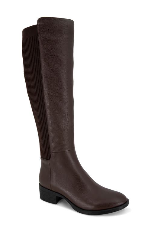Kenneth Cole Leanna Knee High Boot in Chocolate Leather
