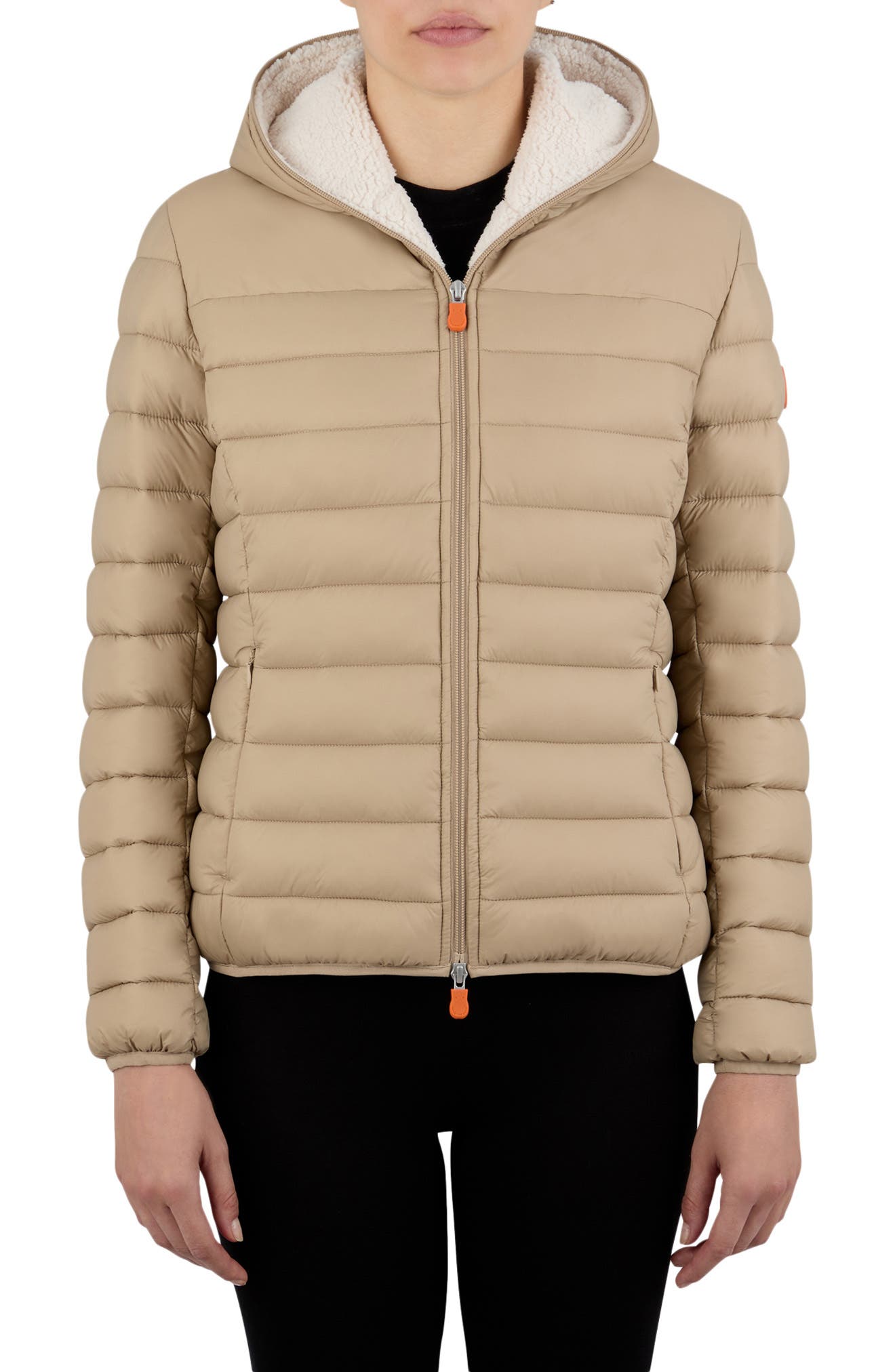 save the duck long puffer vest