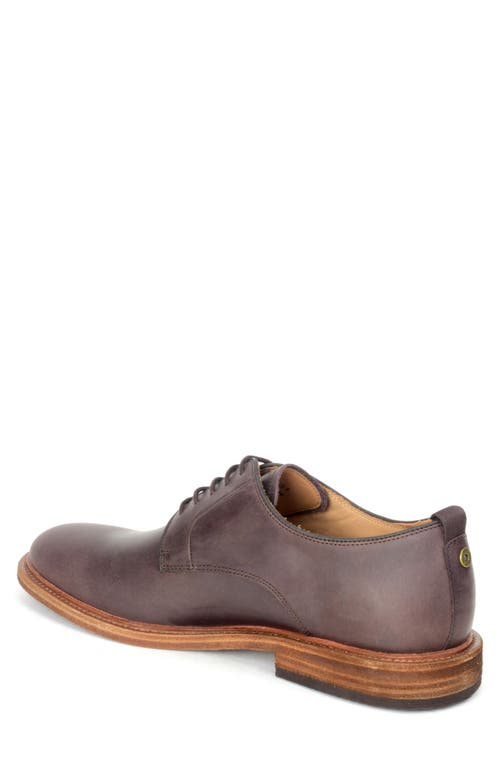 Shop Warfield & Grand Aptos Plain Toe Derby In Dark Brown