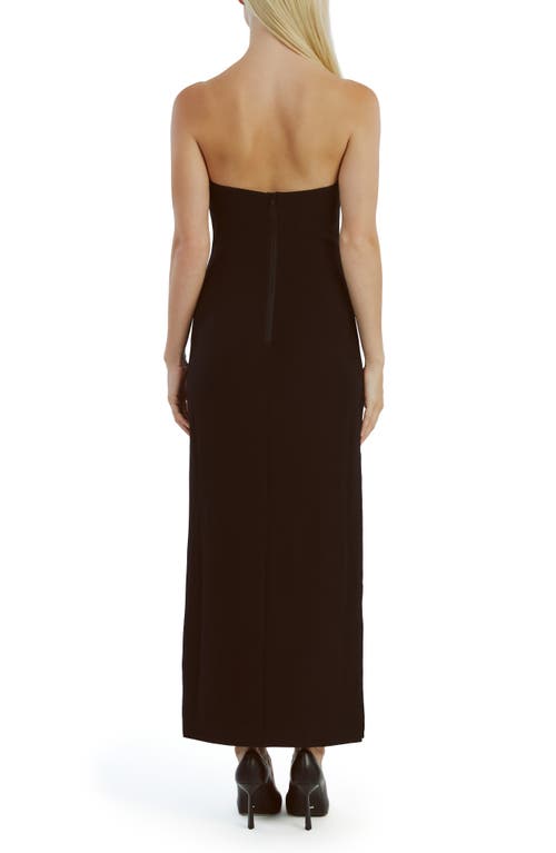 Shop Bardot Eleni Diamante Strapless Cocktail Dress In Black