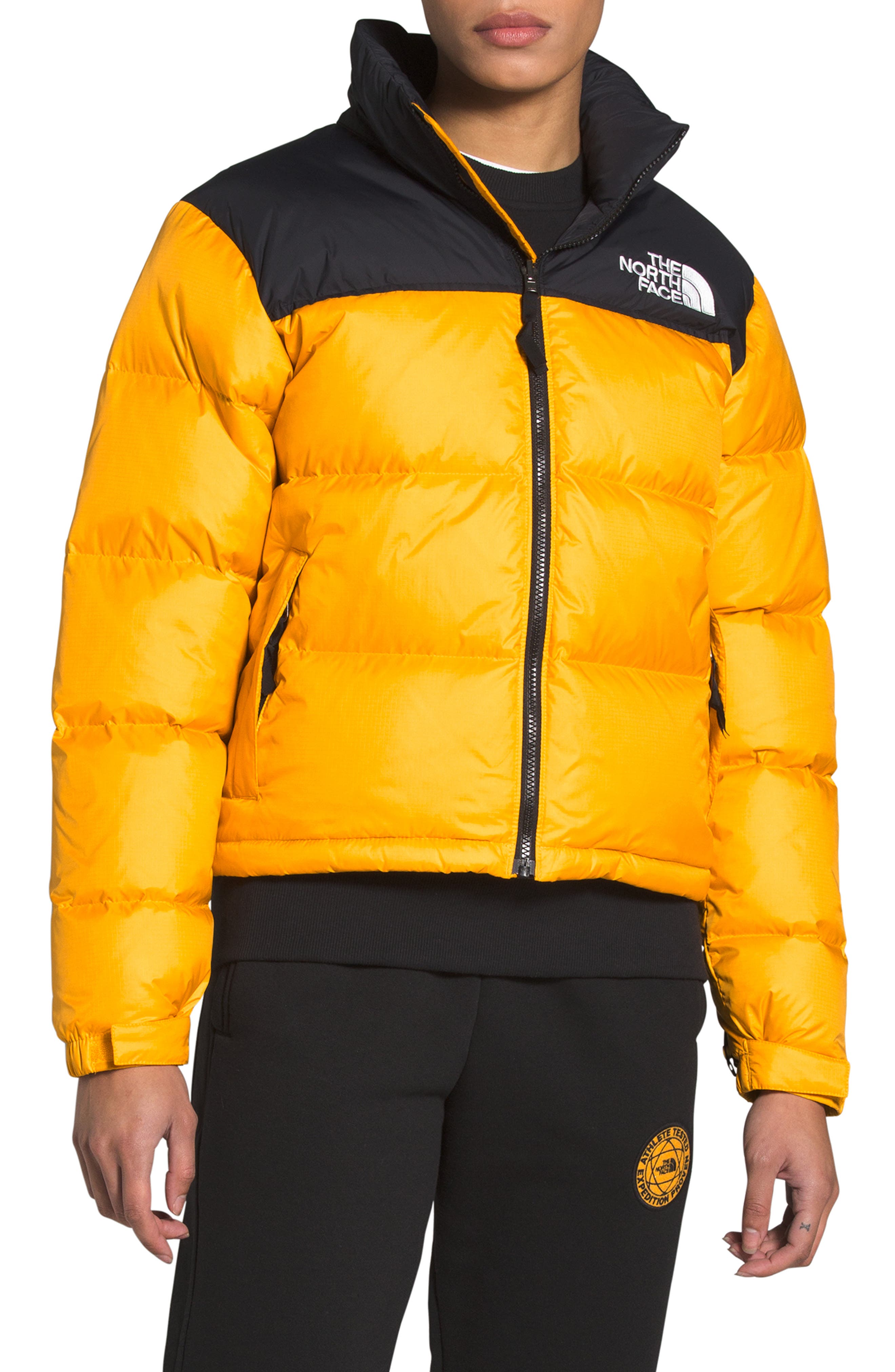 north face nuptse summit gold