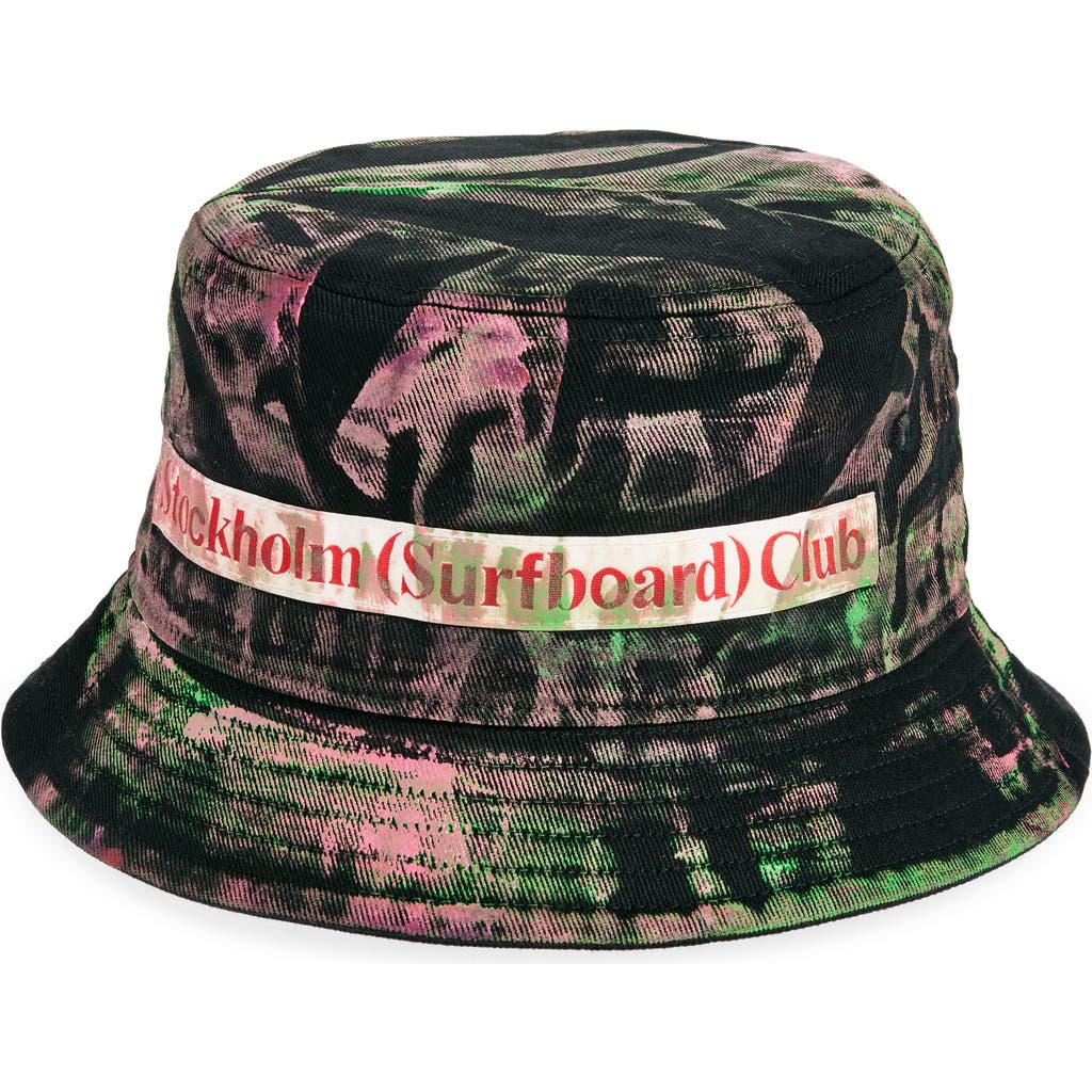 STOCKHOLM SURFBOARD CLUB Ford Bucket Hat in Black