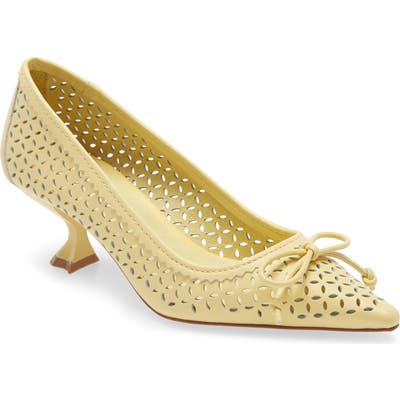 Jeffrey Campbell Fayre Pointed Toe Pump, Yellow