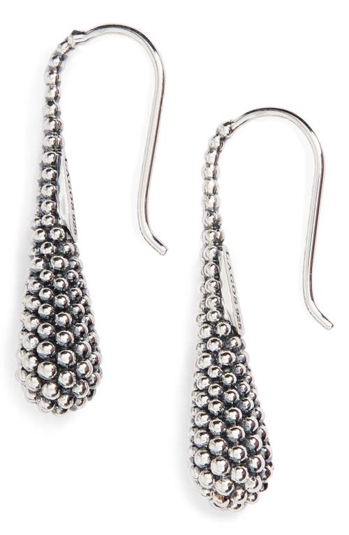 LAGOS Sterling Silver Caviar Teardrop Earrings at Nordstrom