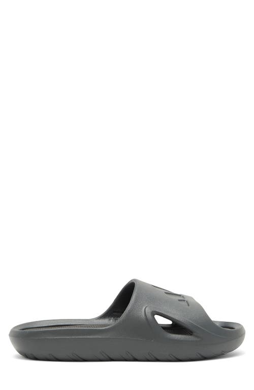 Shop Adidas Originals Adidas Adicane Slide Sandal In Carbon/carbon/core Black