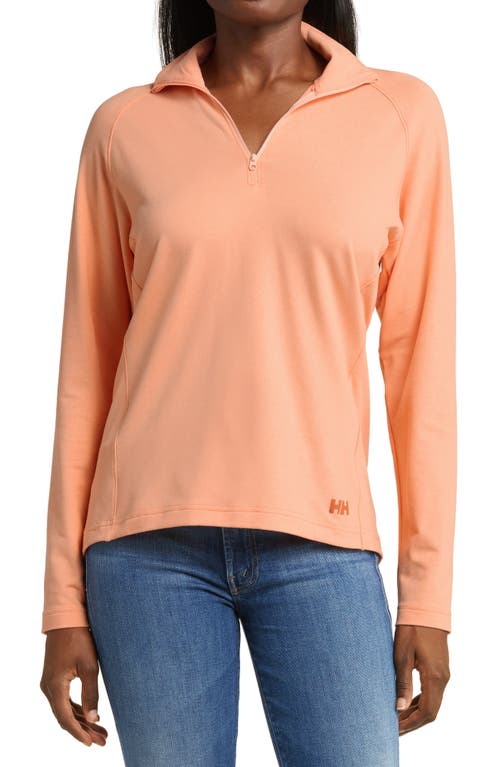 Helly Hansen Verglas Half Zip Midlayer Pullover in Rose Quartz