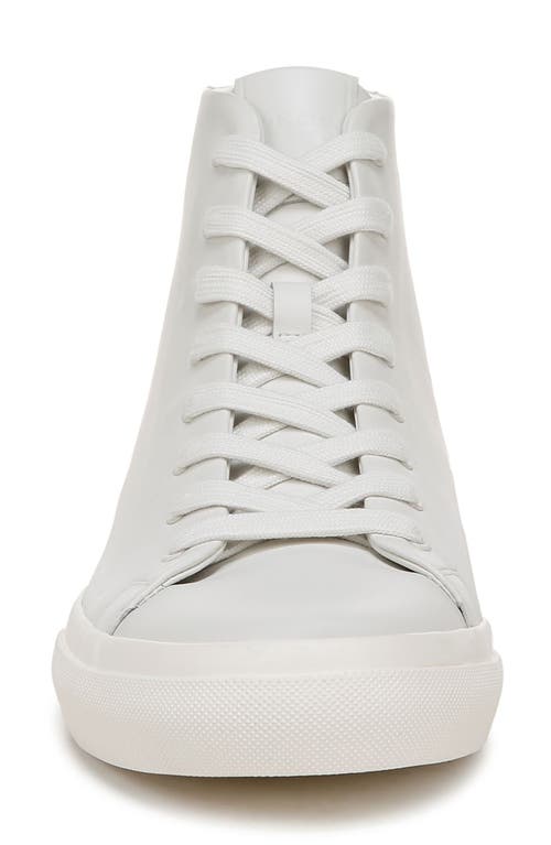 Shop Vince Fulton High Top Sneaker In Chalk White