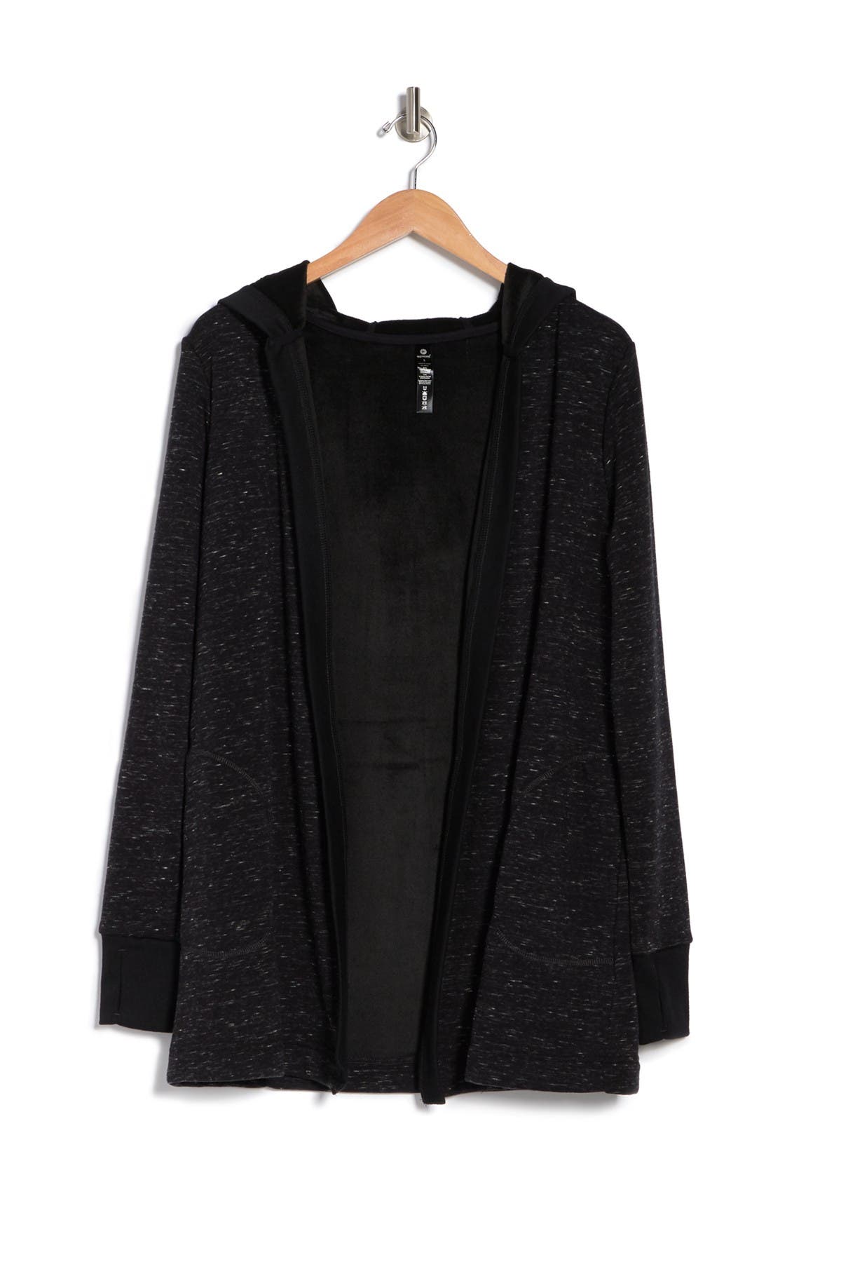 heavy black cardigan