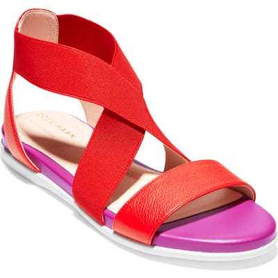 Cole Haan Grand Ambition Sandal, Red