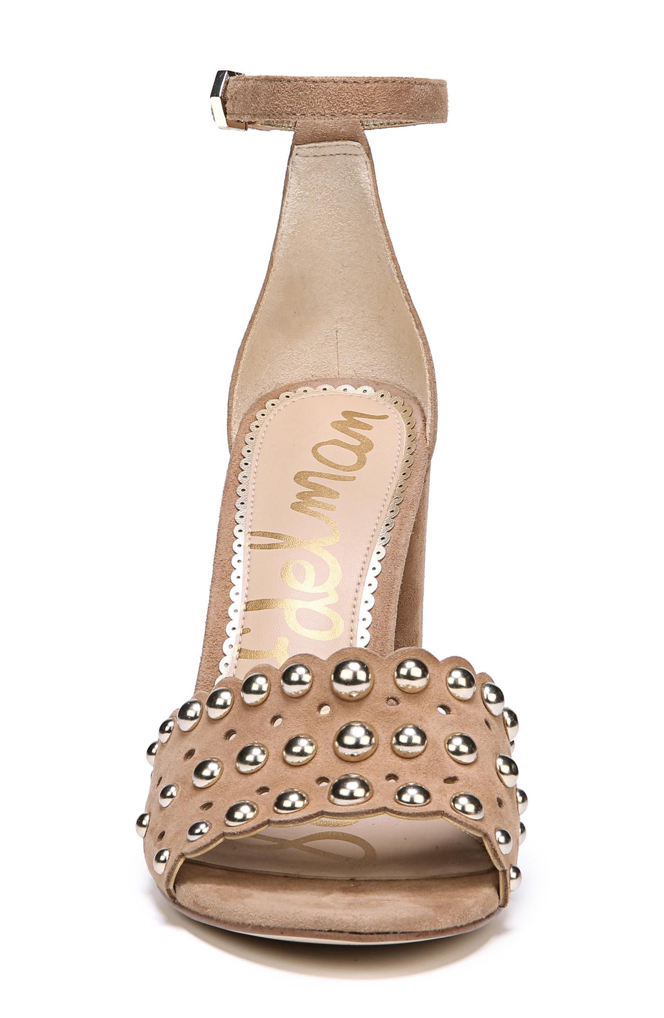 sam edelman yaria studded block heel sandal