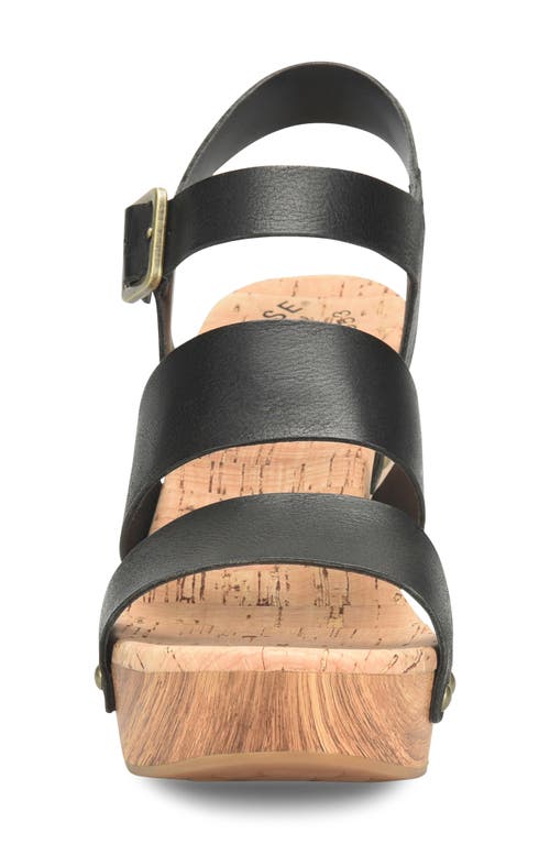 Shop Kork-ease ® Della Slingback Platform Sandal In Black F/g