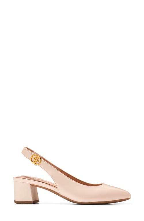 Shop Cole Haan The Go To Slingback Pump In Bleached Tan Ltr