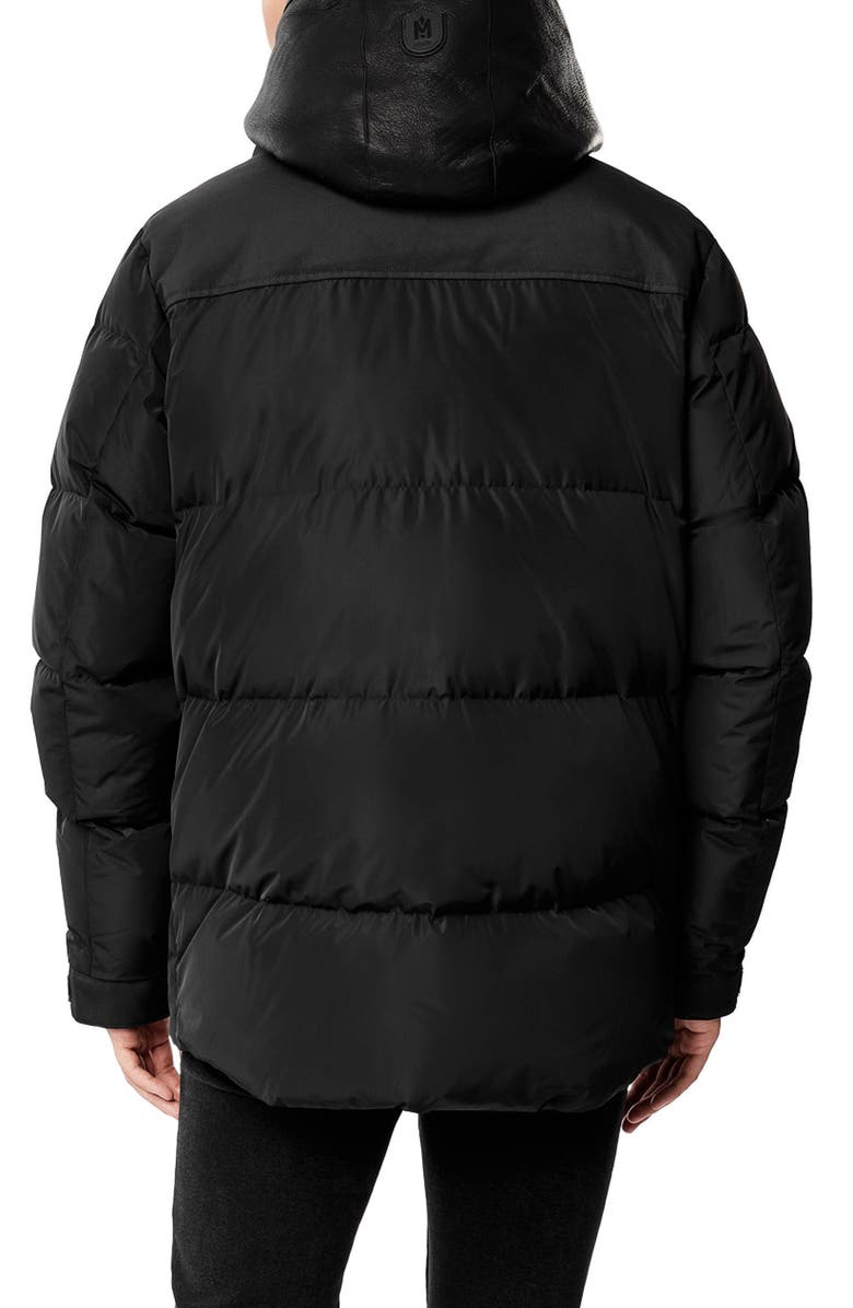 Riley Genuine Shearling Lined Down Jacket