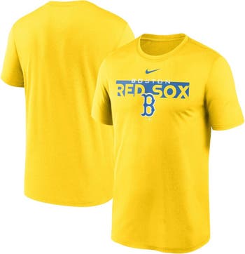 Nike Boston Red Sox City Connect Velocity Practice Performance T-shirt At  Nordstrom in Yellow for Men
