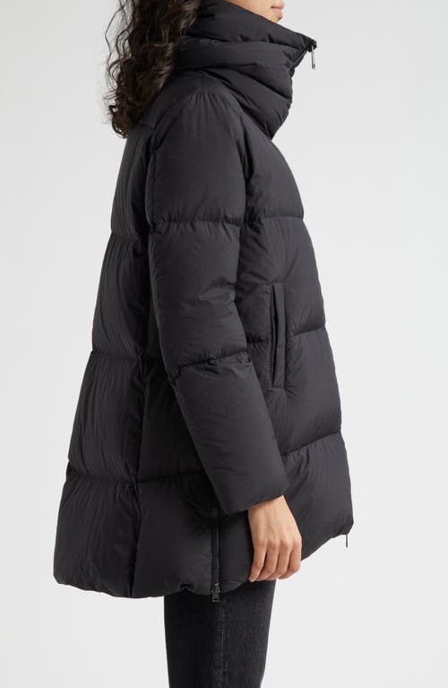 Shop Herno Box Quilted Water Resistant Down Coat In Black