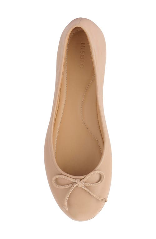 Nisolo Bea To Go Ballet Flat In Almond