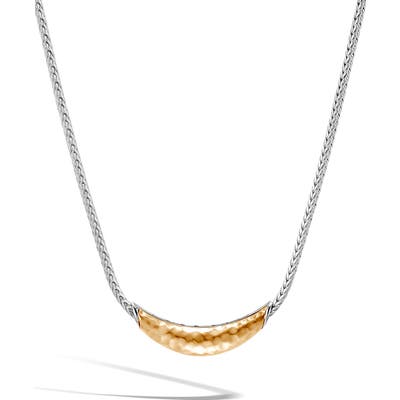 John Hardy Classic Chain Hammered Station Necklace