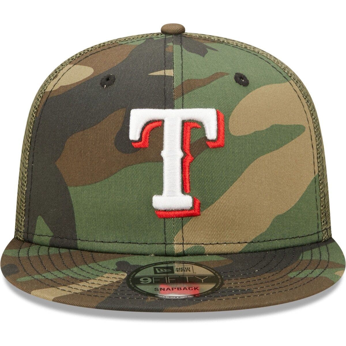 New Era Men's Camo Texas Rangers 2022 Armed Forces Day On-Field