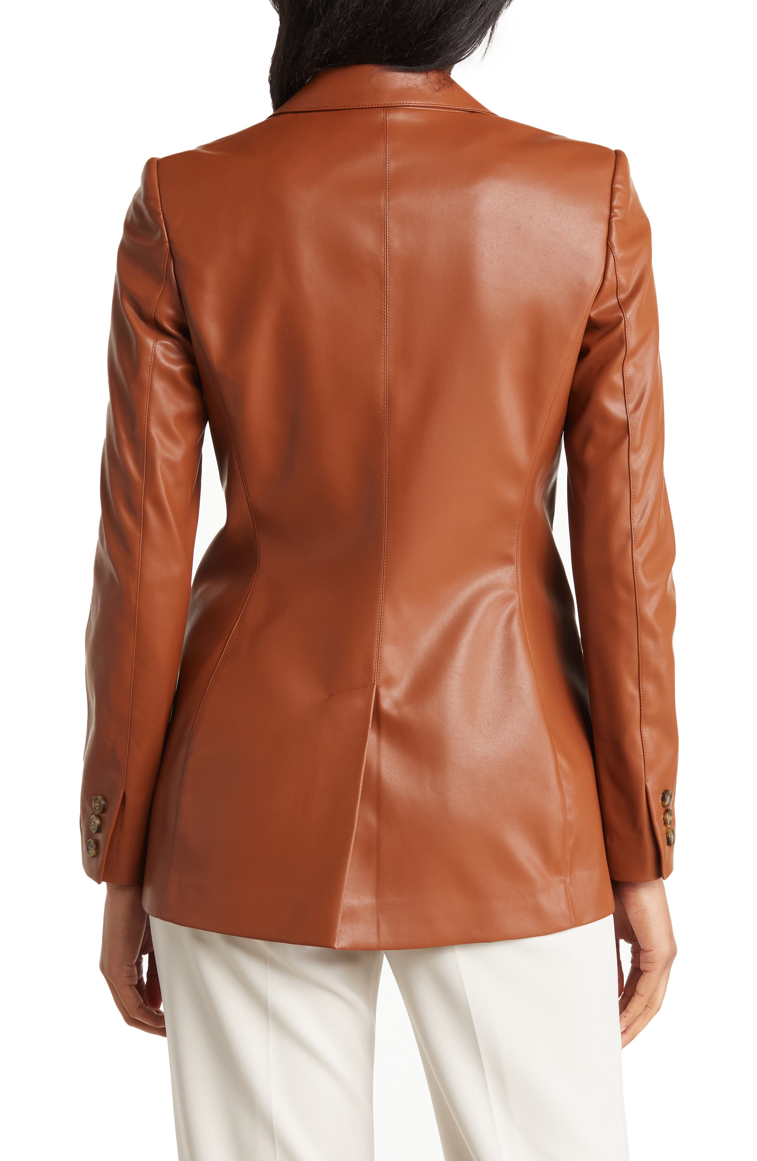 Calvin Klein Faux Leather Blazer Nordstromrack
