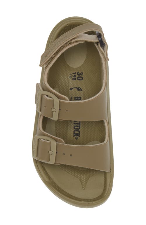 Shop Birkenstock Kids' Mogami Sandal In Faded Khaki