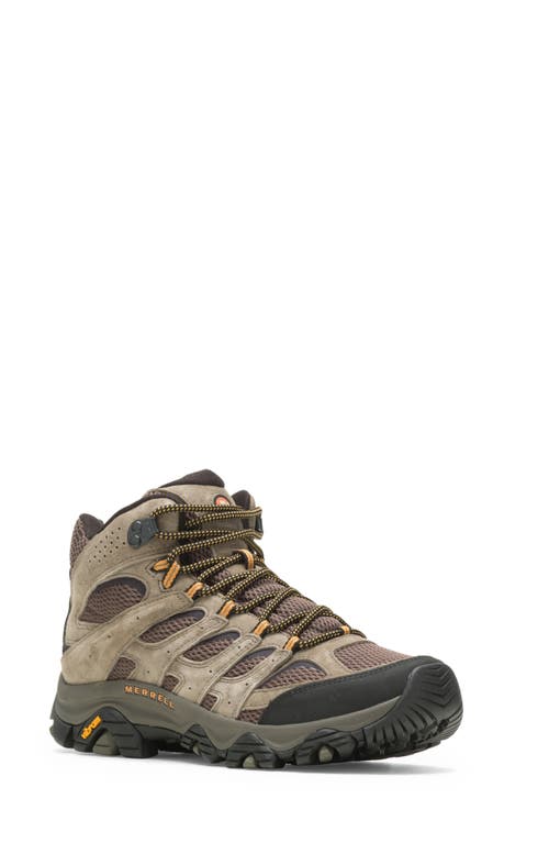Merrell Men's Moab 3 Mid Lace-Up Hiking Boots Men's Shoes, Size 10.5