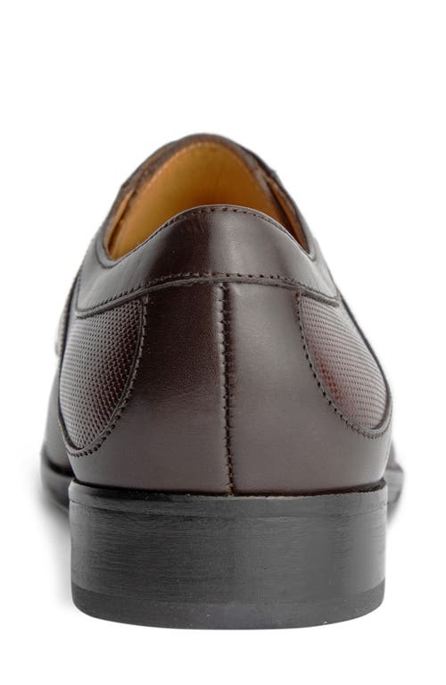 Carlos Santana Power Print Derby In Brown