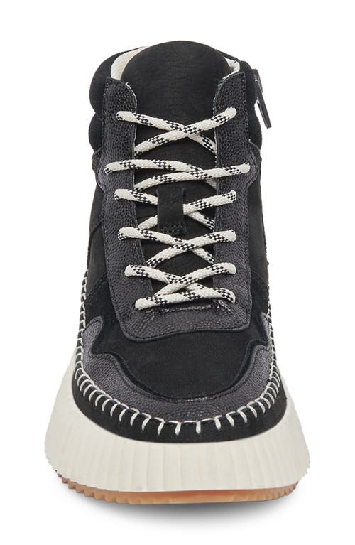 Dolce Vita Daley High Top Sneaker In Black Multi Suede H2o