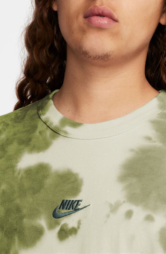 Shop Nike Max90 Tie Dye T-shirt In Sea Glass/ Olive Aura